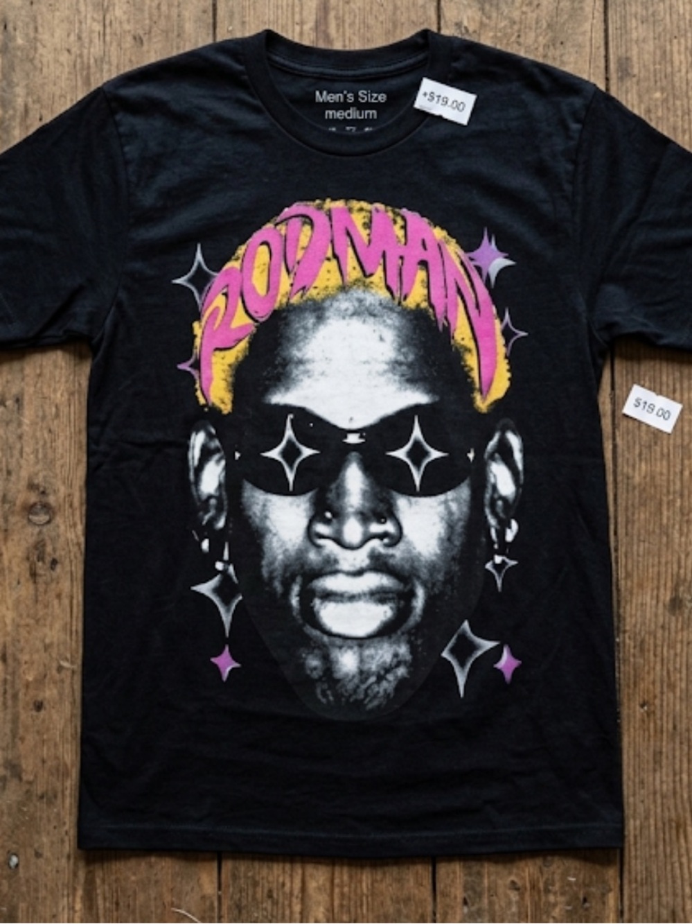 Dennis Rodman Rodzilla Shirt Men’s Size medium